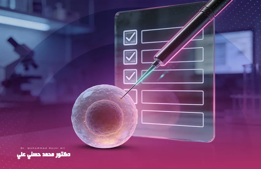 شروط نجاح الحقن المجهري