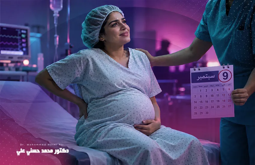 علامات قرب الولادة في الشهر التاسع